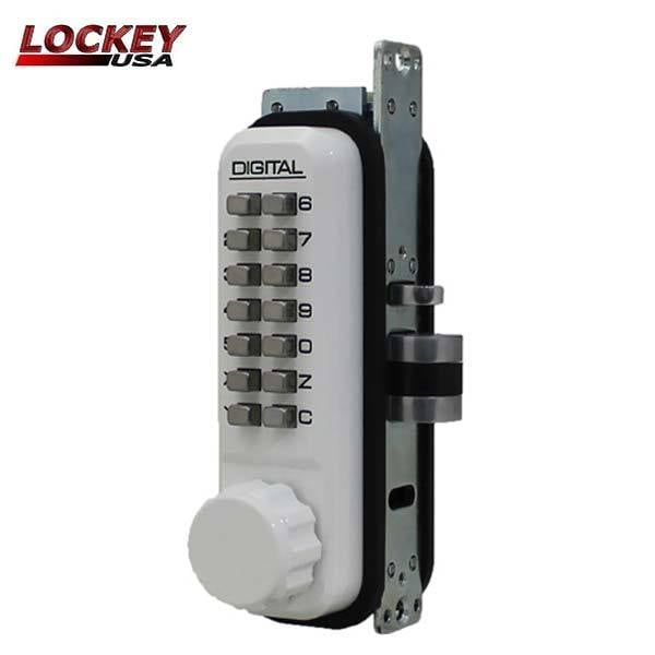 Lockey 2930 - Narrow-Stile Mechanical Keypad Keyless Knob - Passage - Single Combination - J